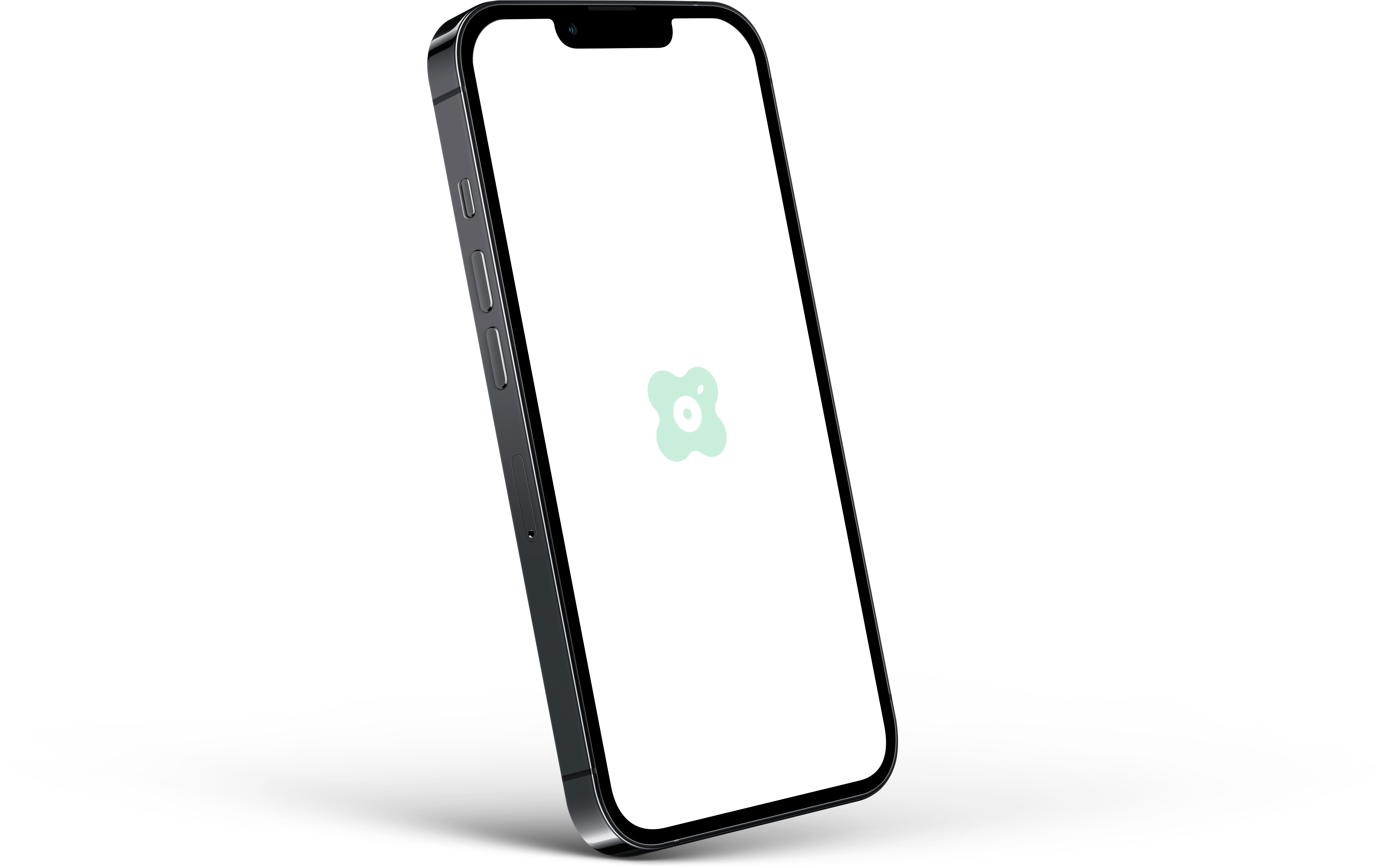 A phone showing the app interface